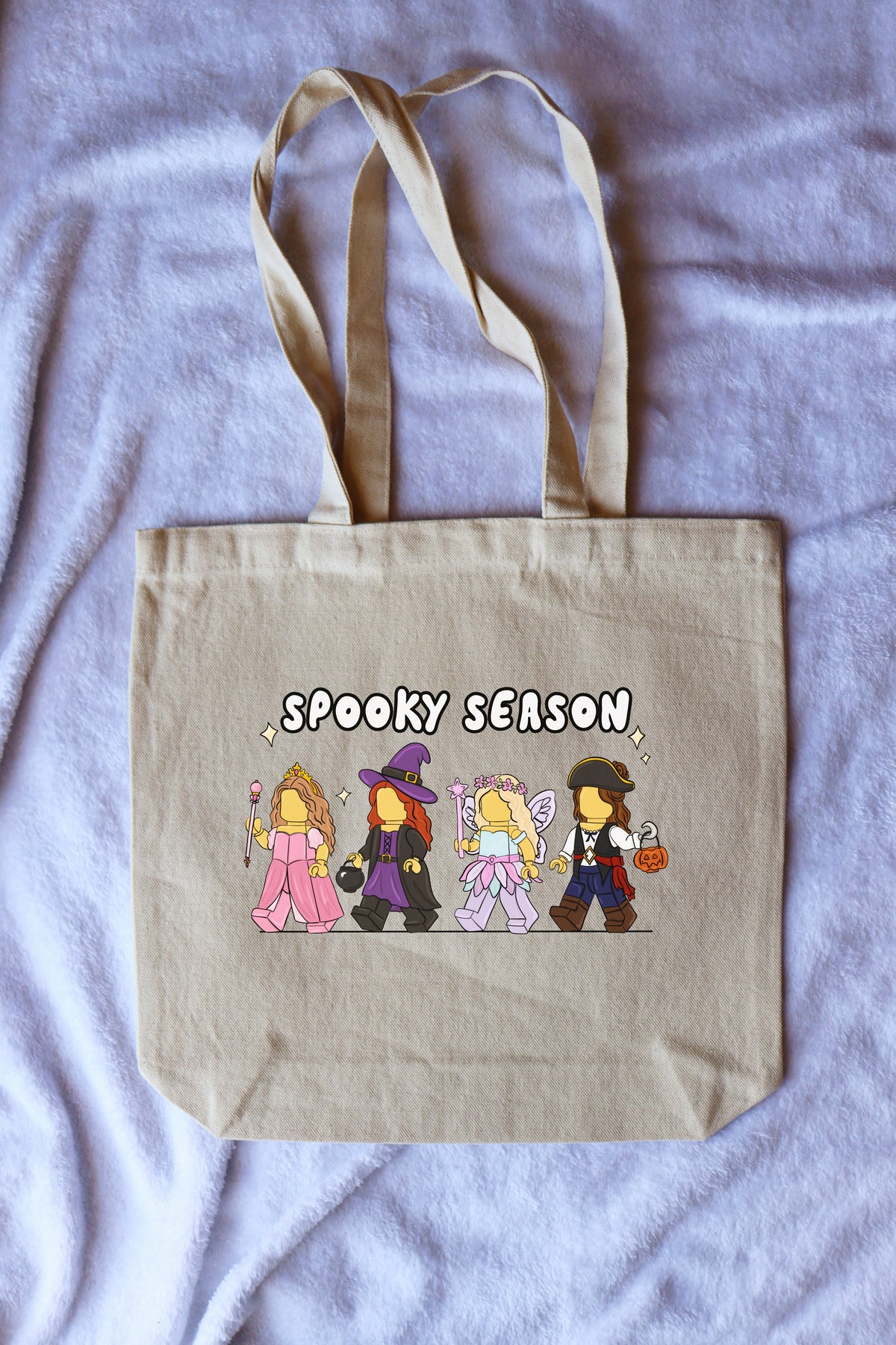 Brick Ghouls Spooky Season Tote Bag