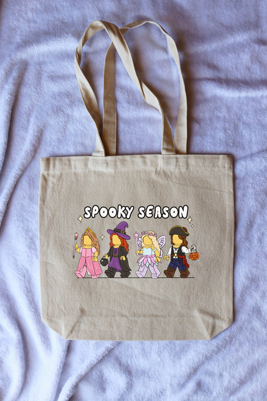 Brick Ghouls Spooky Season Tote Bag