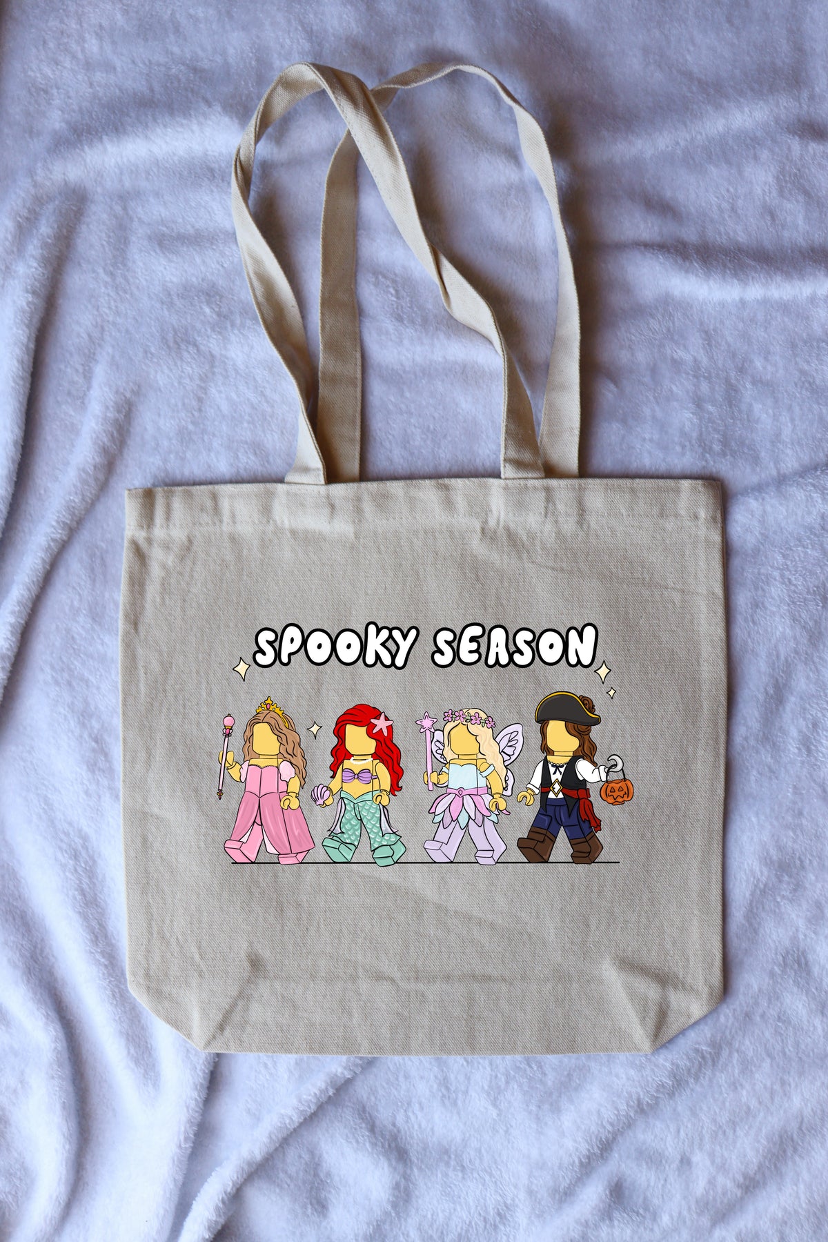 Brick Ghouls Spooky Season Tote Bag