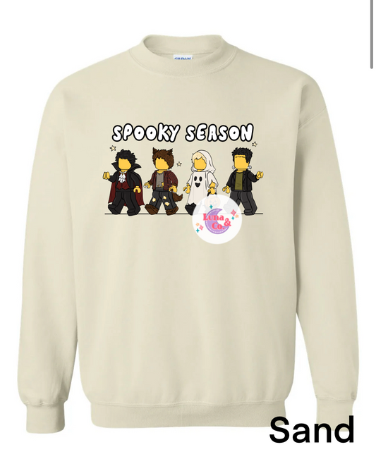 Brick Dudes Spooky Season Sweatshirt Adult