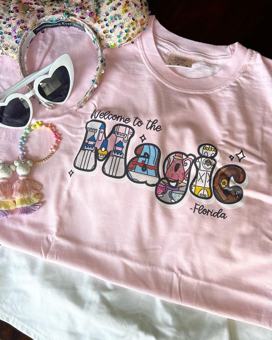 Adult Welcome to the Magic Tee MK version - Comfort Colors