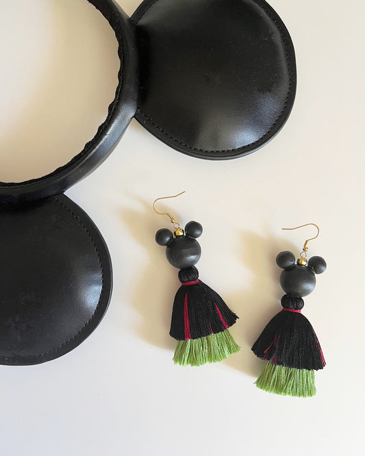 Galaxy Girl Tassel Earrings