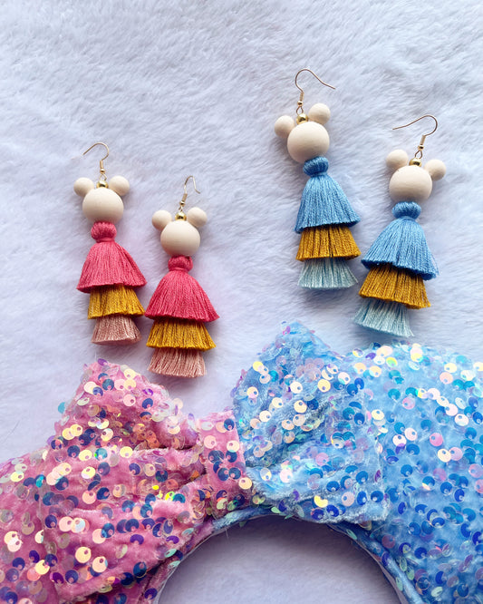 Make it PINK, make it BLUE Earrings