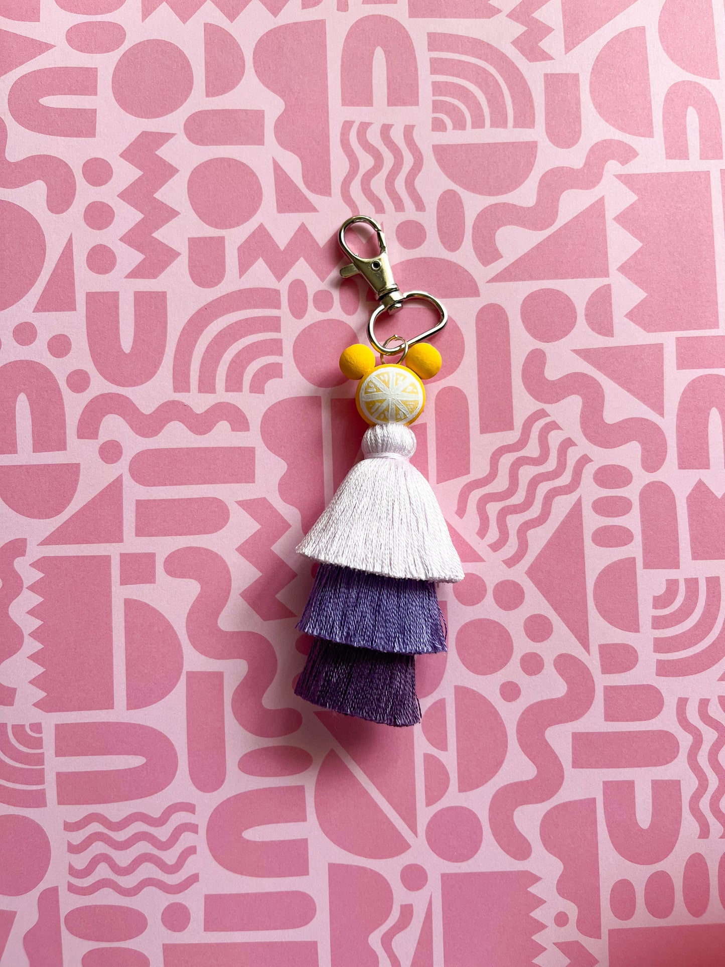 Violet Lemonade Keychain