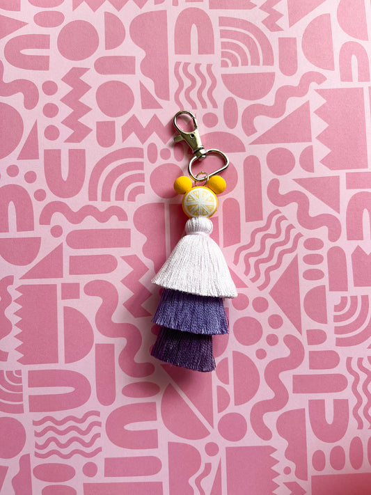 Violet Lemonade Keychain