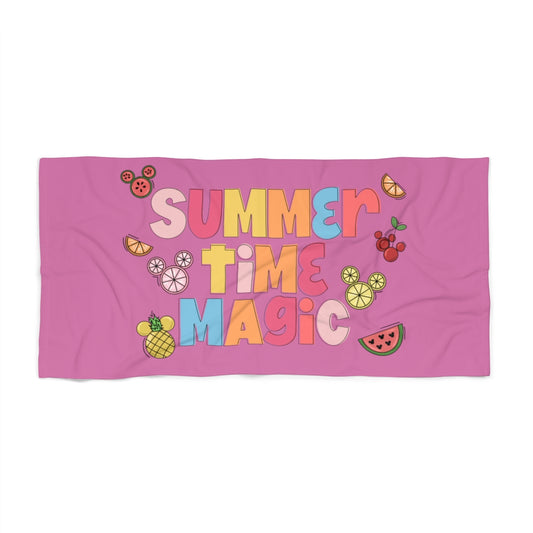 Summer Magic Beach Towel - Pink