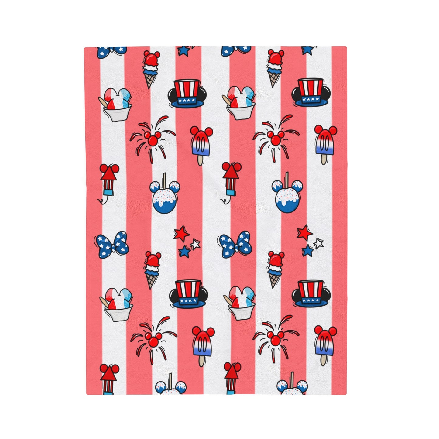 Magical Party in the USA Blanket - Red