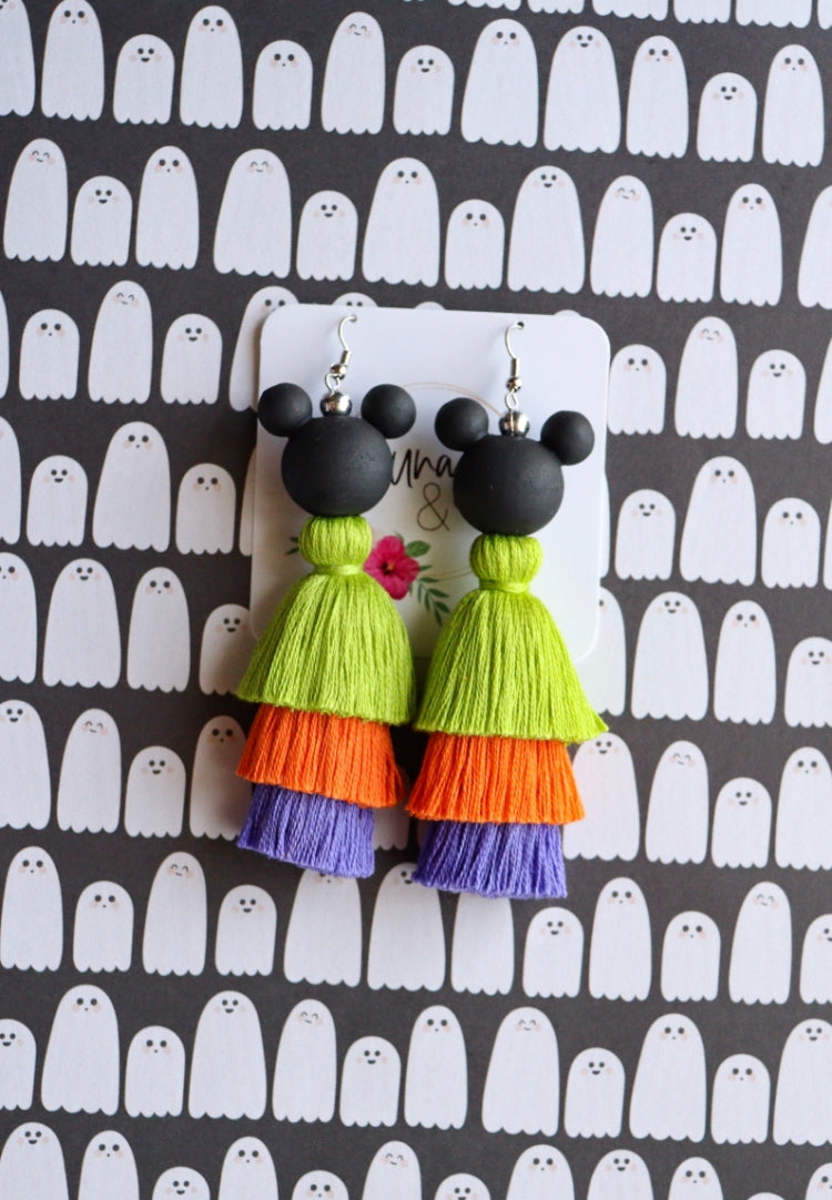 Boo to you Tassel Earrings