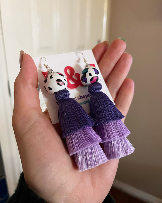 Colorful Cheetah Tassels