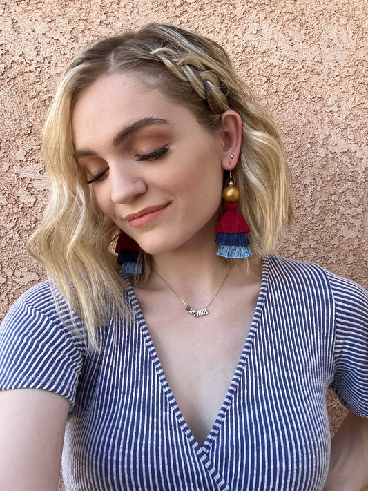 Dr. Strange inspired Tassel earrings