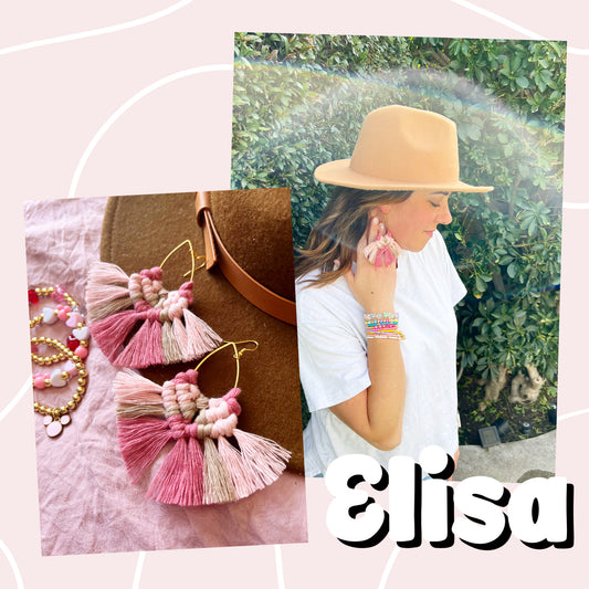 Elisa Macrame Earrings