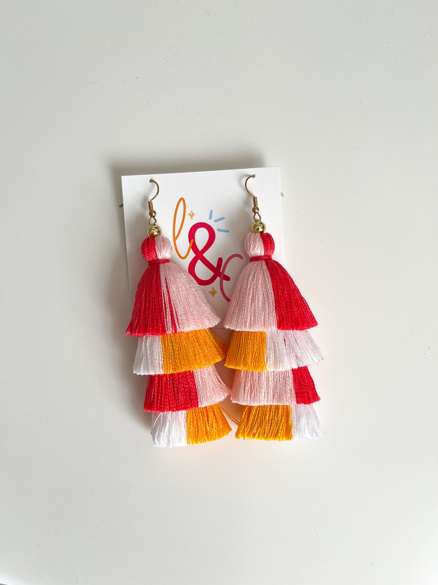 Summer Checkered Tassels